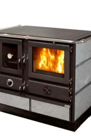 Fogão com caldeira em esteatite Super Thermo Magnum